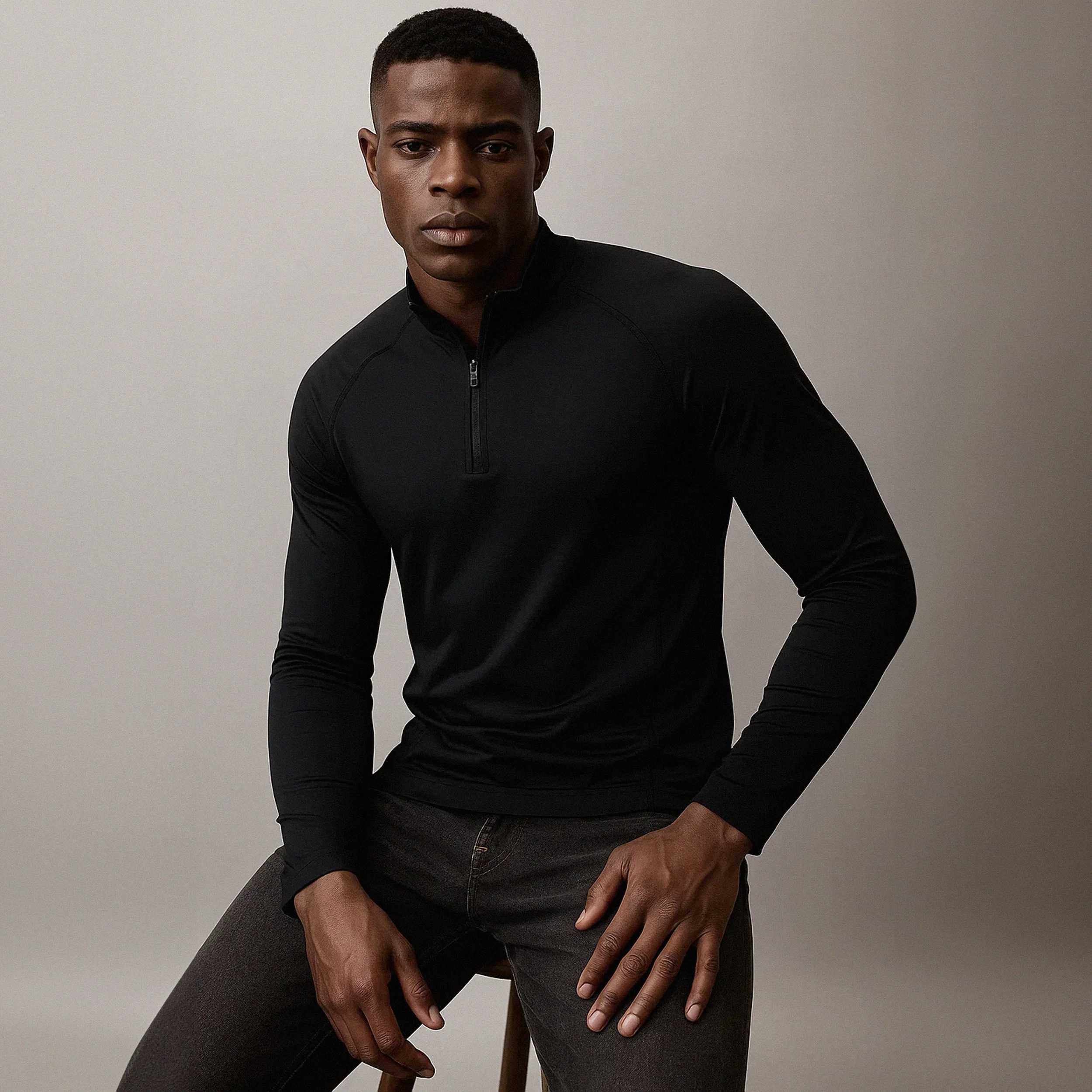 CAMISETA TÉRMICA CORDILHEIRA ICELOCK PRETA MASCULINA - Image 5