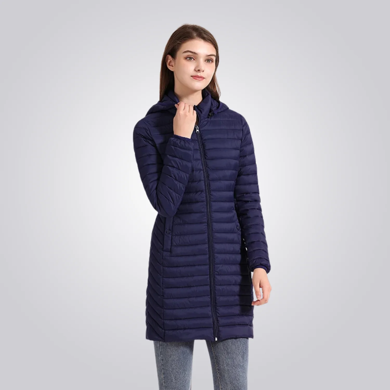 JAQUETA CORDILHEIRA LONG PUFFER FEMININA - Image 11