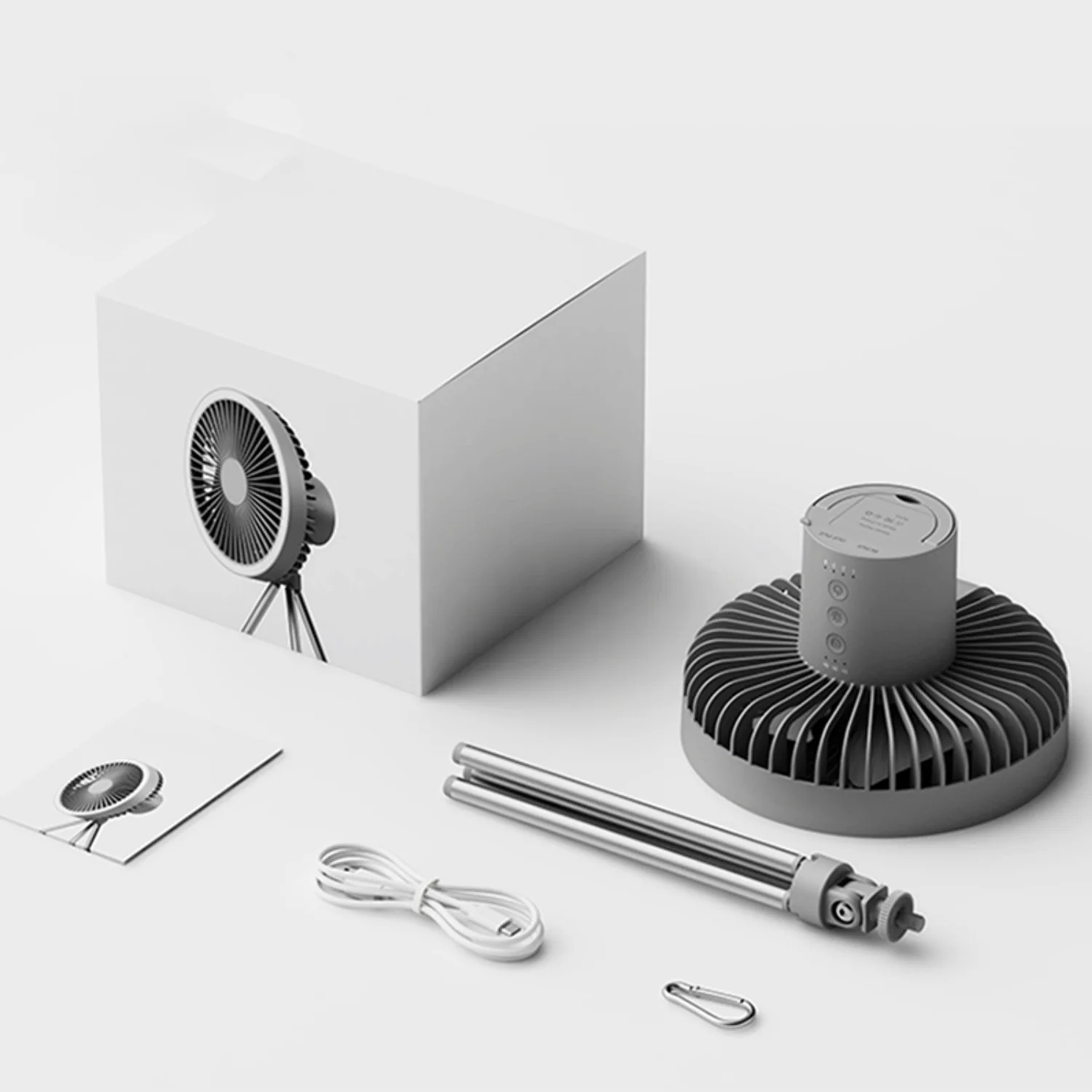 VENTILADOR PORTÁTIL CORDILHEIRA RECARREGÁVEL 10000mAh - Image 6